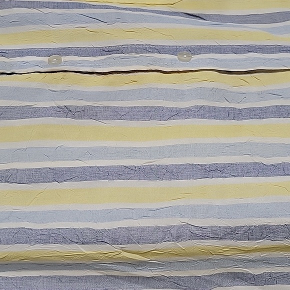 Men's Callan Vintage Striped Shirt Crushed/Creped Material, Size XL - Picture 2 of 7
